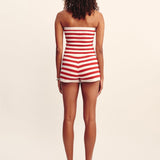 Posse - ARI SHORT - CORAL STRIPE