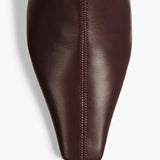 Khaite - Arizona Stretch Ankle Boot in Bordeaux
