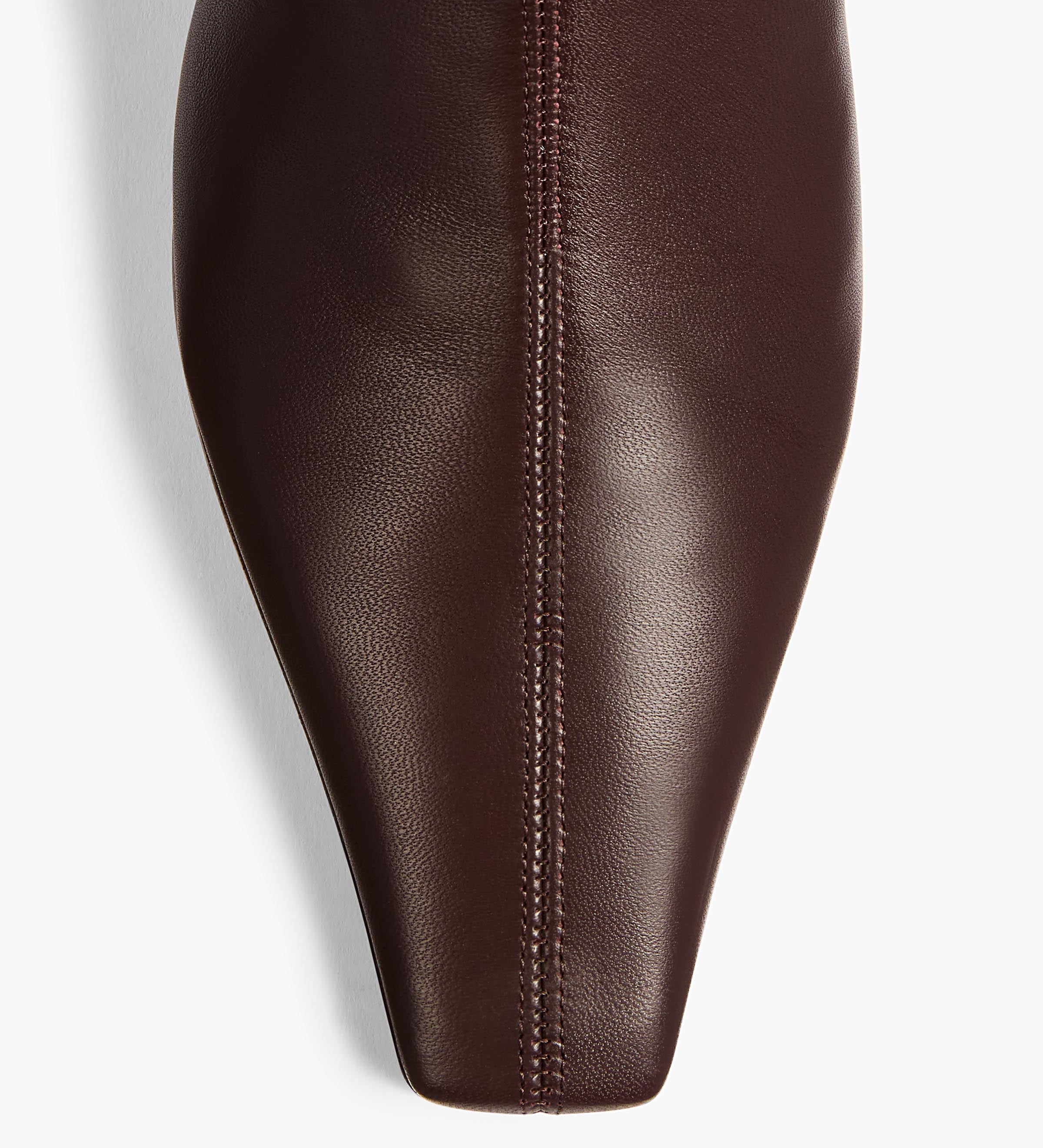 Khaite - Arizona Stretch Ankle Boot in Bordeaux