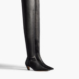 Khaite - Arizona Over-the-Knee Stretch Boot in Black Nappa Leather