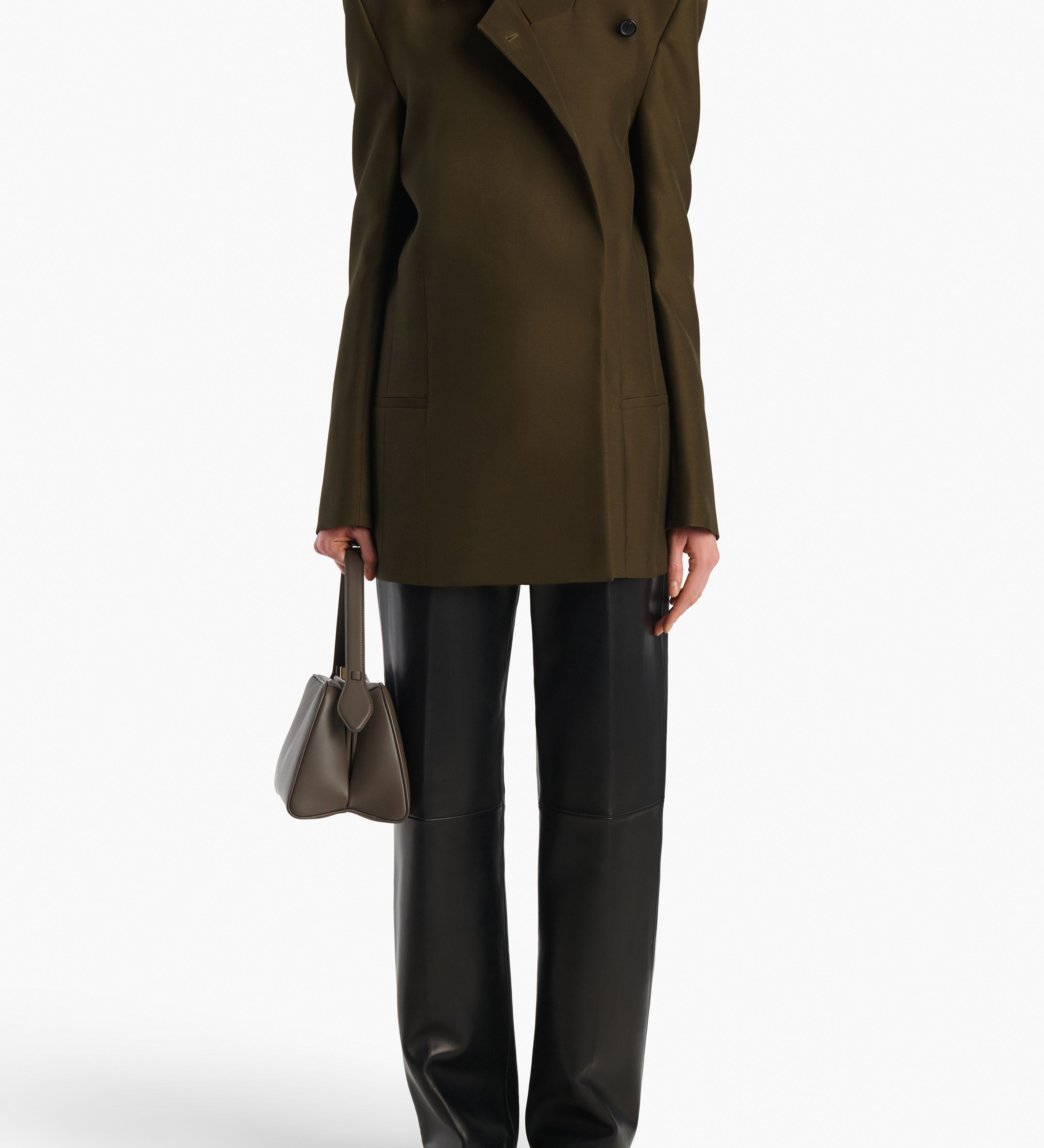 Khaite - Armair Jacket in Dark Olive