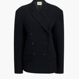 Khaite - Arnoll Coat in Black