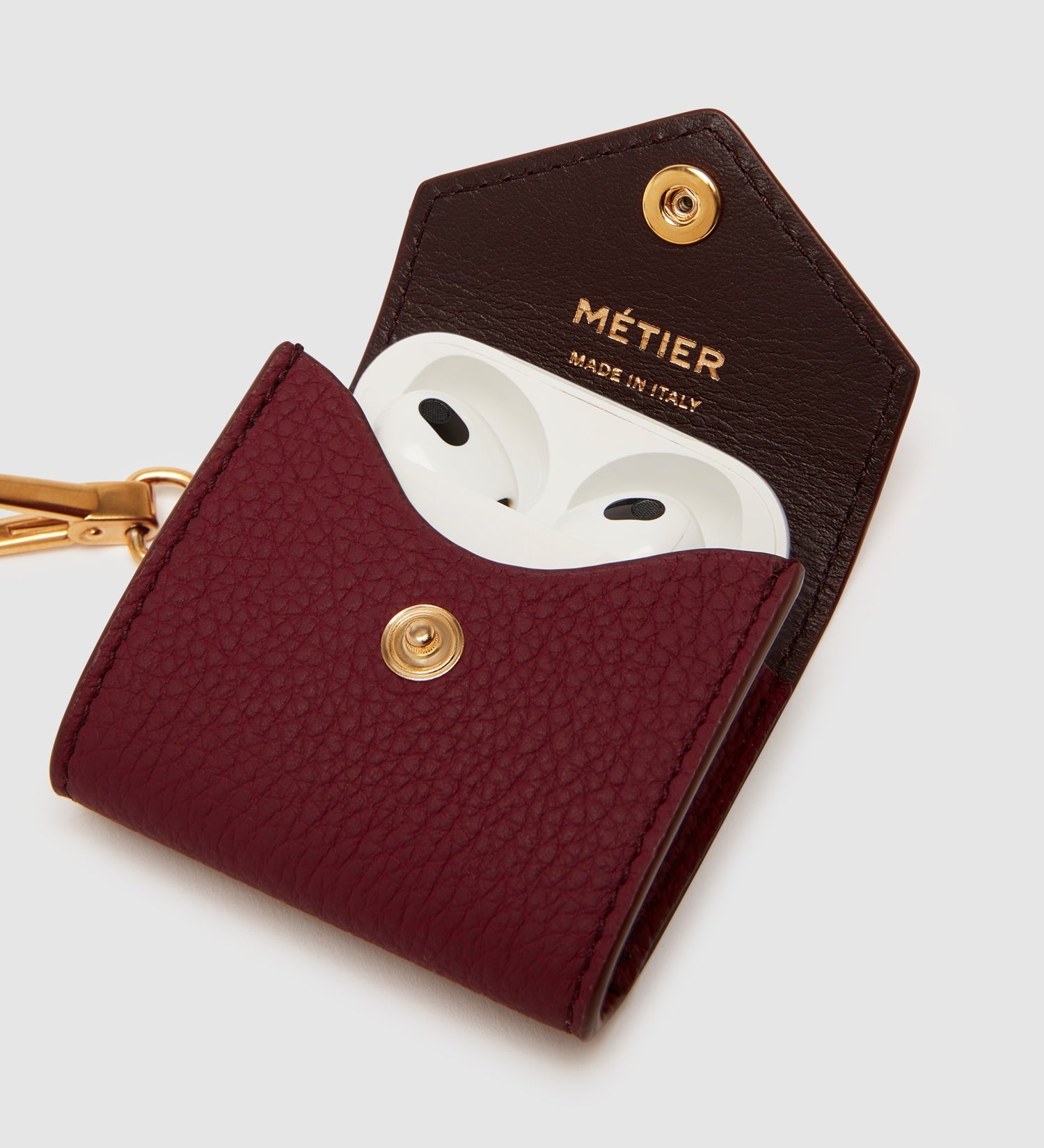 Metier - AirPods Case Soft Grain Rosso