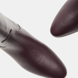 Le Monde Beryl - Allegra Riding Boot / Plum Leather