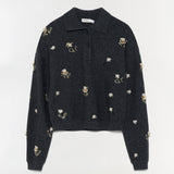 Simkhai - Zarelle Embellished Wool Cashmere Polo
