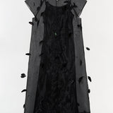 Simkhai - Pauline Organza Feather Midi Dress