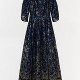 Simkhai - Claravelle Metallic Jacquard Gown