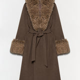 Simkhai - Kinsley Faux Fur Wool Coat