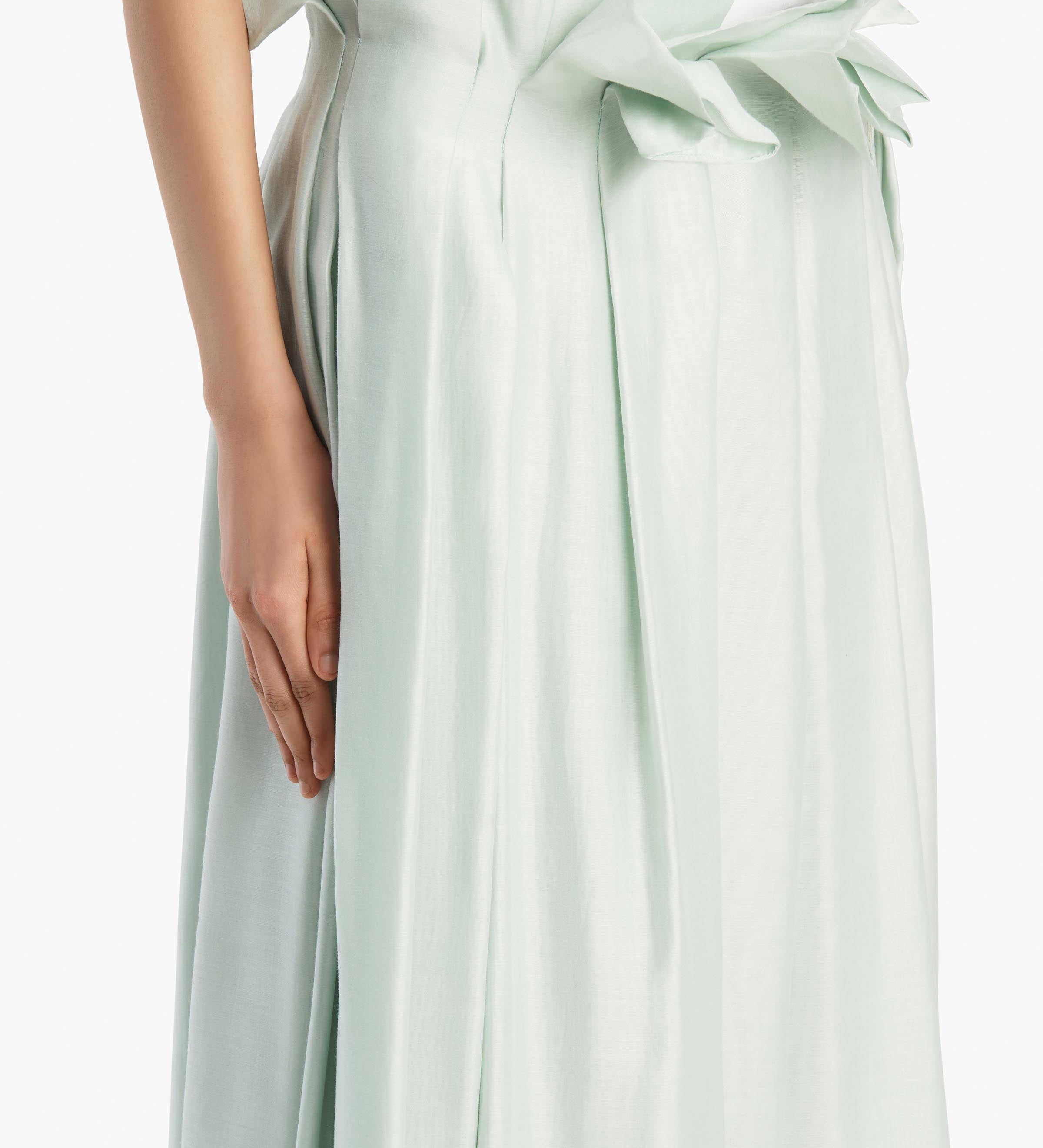 Khaite - Astrid Skirt in Ice Green