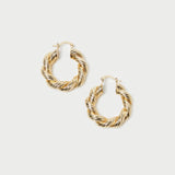 Loeffler Randall - Atticus Twisted Hoop Earrings
