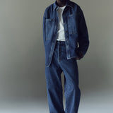 Agolde - Atticus Shirt in Creased Indigo