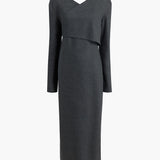 Khaite - Aubrey Dress in Storm