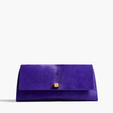 Khaite - Audrey Clutch in Amethyst Haircalf