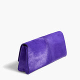 Khaite - Audrey Clutch in Amethyst Haircalf