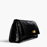 Khaite - Audrey Clutch in Black Alligator