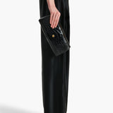 Khaite - Audrey Clutch in Black Alligator