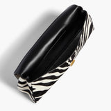 Khaite - Audrey Clutch in Zebra Haircalf