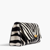 Khaite - Audrey Clutch in Zebra Haircalf