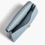 Khaite - Audrey Clutch in Lead Suede