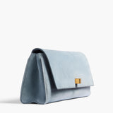 Khaite - Audrey Clutch in Lead Suede