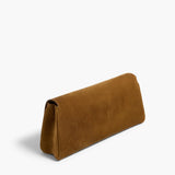 Khaite - Audrey Clutch in Mud Suede