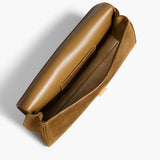 Khaite - Audrey Clutch in Mud Suede