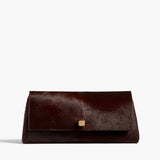 Khaite - Audrey Clutch in Rouge Noir Haircalf