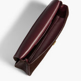 Khaite - Audrey Clutch in Rouge Noir Haircalf