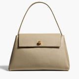 Khaite - Audrey Top Handle Bag in Sage Pebbled Leather