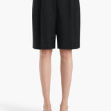 Khaite - Auggie Short in Black Wool