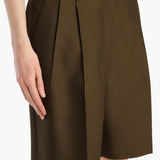 Khaite - Auggie Short in Dark Olive