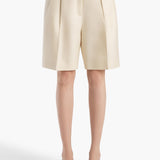 Khaite - Auggie Short in Ivory Glow