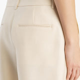 Khaite - Auggie Short in Ivory Glow