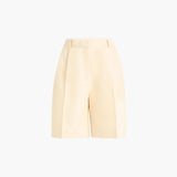 Khaite - Auggie Short in Ivory Glow