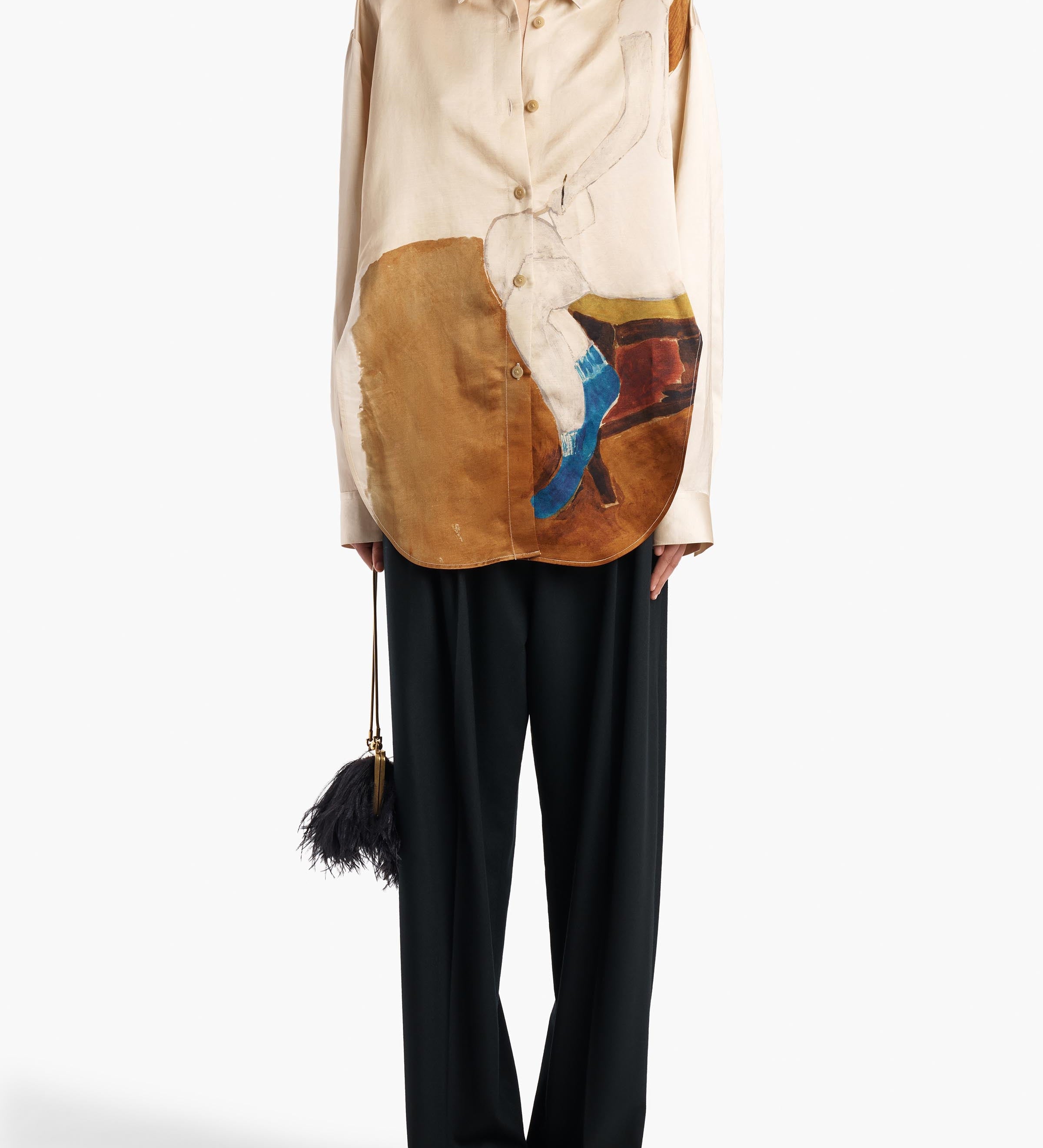 Khaite - August Pant in Black Wool