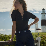 DÔEN - AUGUSTE TOP -- NAVY