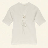 DÔEN - AUGUSTE TOP -- CREME