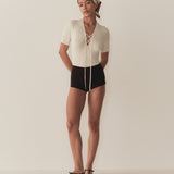 DÔEN - AUGUSTE TOP -- CREME