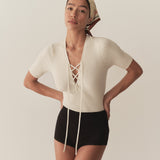 DÔEN - AUGUSTE TOP -- CREME