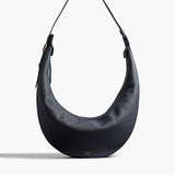 Khaite - Augustina Hobo in Midnight Pebbled Leather