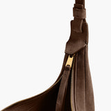 Khaite - Small Augustina Crossbody Bag in Cedar Suede