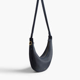 Khaite - Small Augustina Crossbody Bag in Midnight Pebbled Leather