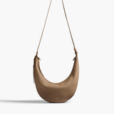 Khaite - Small Augustina Crossbody Bag in Mokka Pebbled Leather