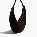 Khaite - Augustina Hobo in Black Suede