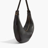 Khaite - Augustina Hobo in Black Pebbled Leather
