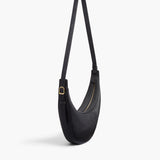 Khaite - Small Augustina Crossbody Bag in Black Pebbled Leather