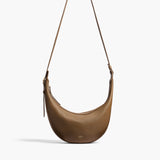 Khaite - Small Augustina Crossbody Bag in Dark Olive Pebbled Leather