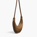 Khaite - Small Augustina Crossbody Bag in Dark Olive Pebbled Leather