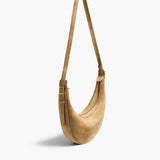 Khaite - Small Augustina Crossbody Bag in Mud Suede