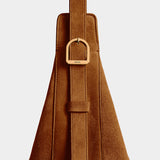 Khaite - Augustina Hobo in Mud Suede